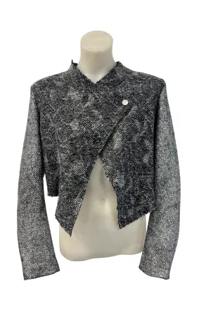 Andrea Moore NZ made cropped wool blend jacket, 10