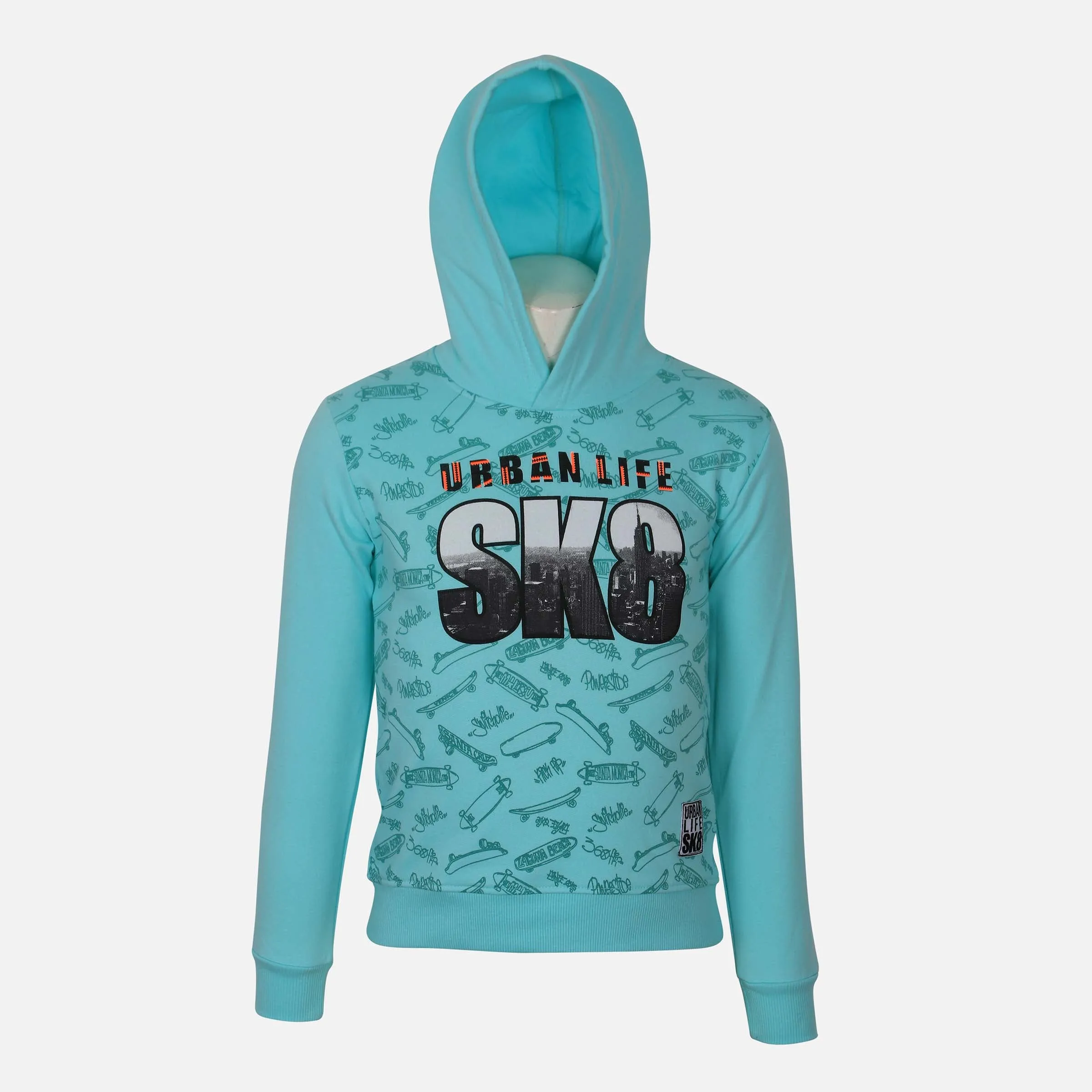 BOYS HOODED PULLOVER