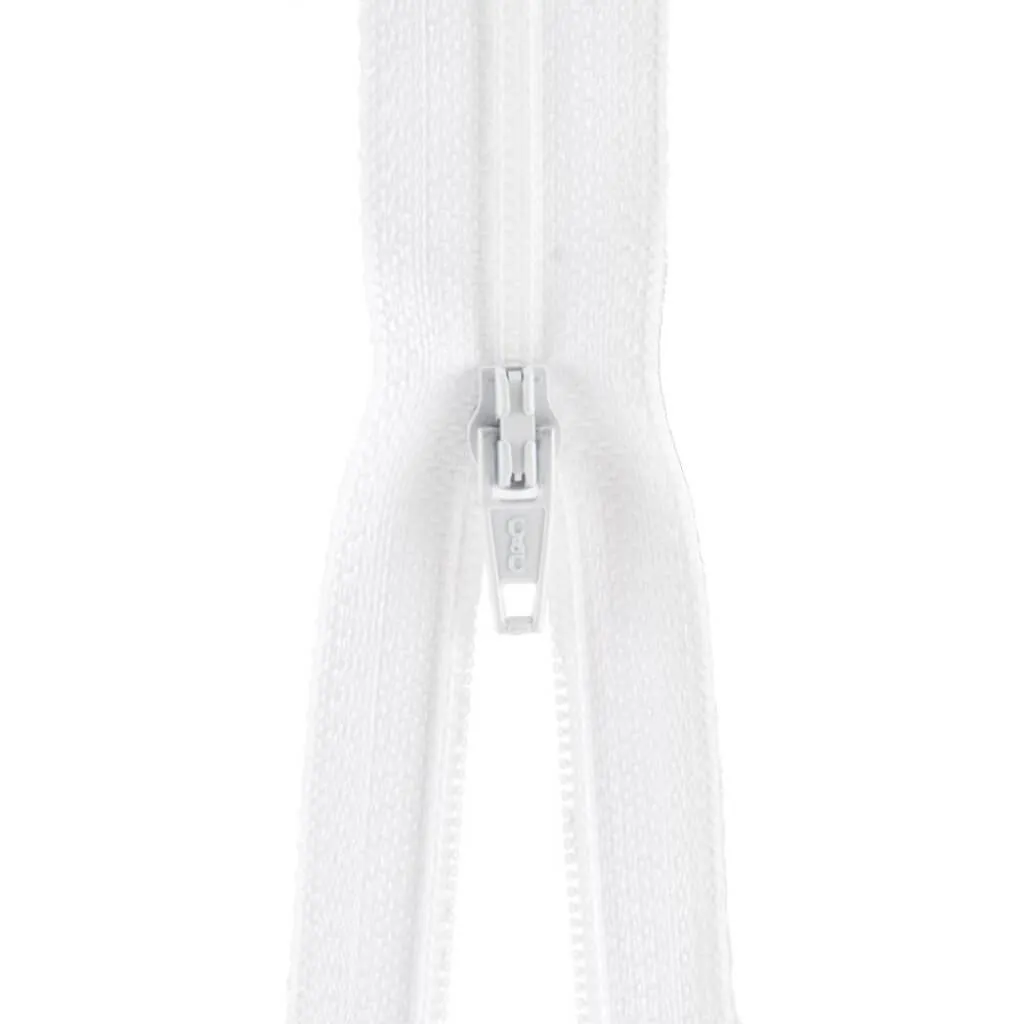 Coats Plastic Robe Zipper 36in White