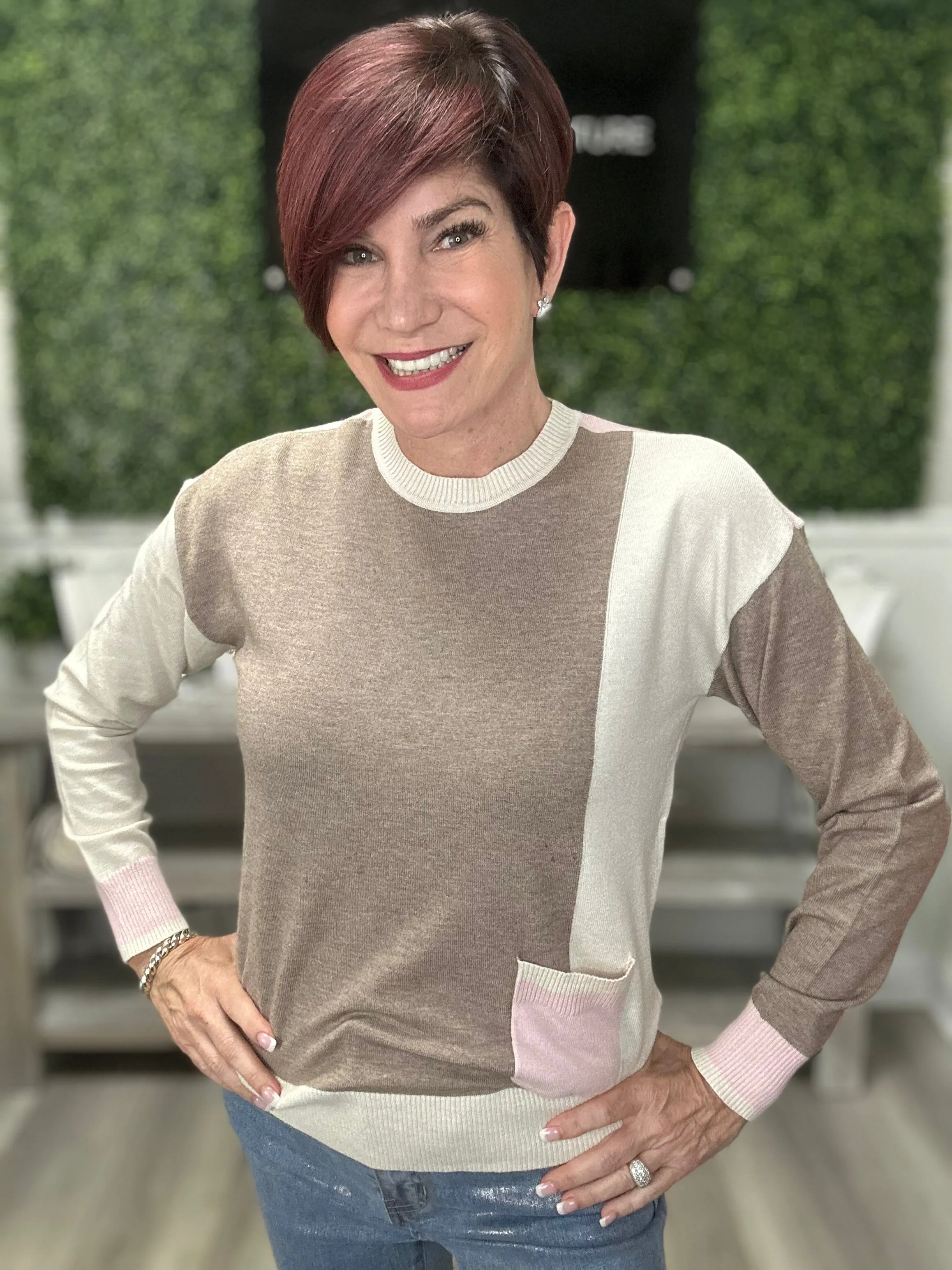 Color Block Sweater