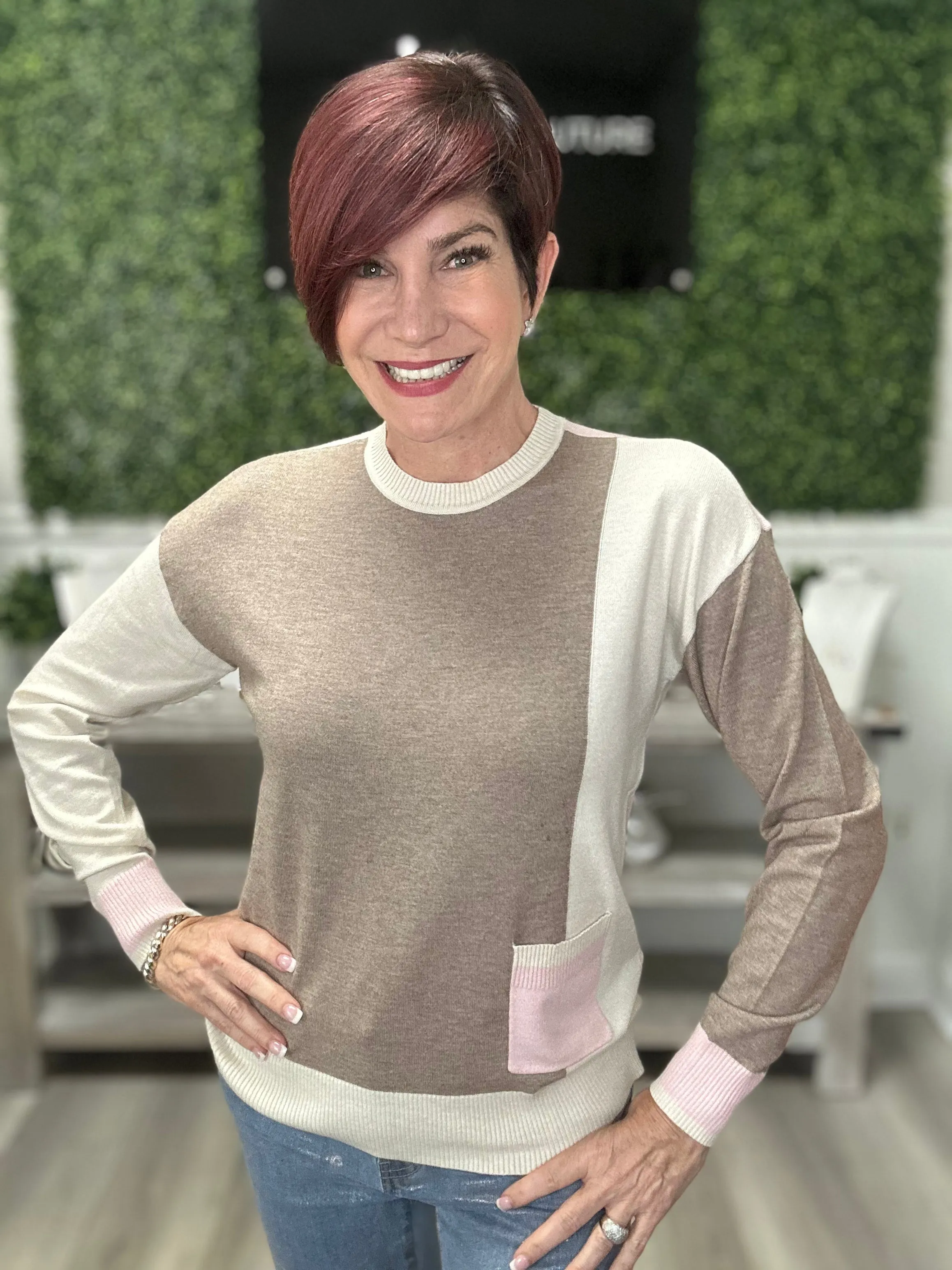 Color Block Sweater