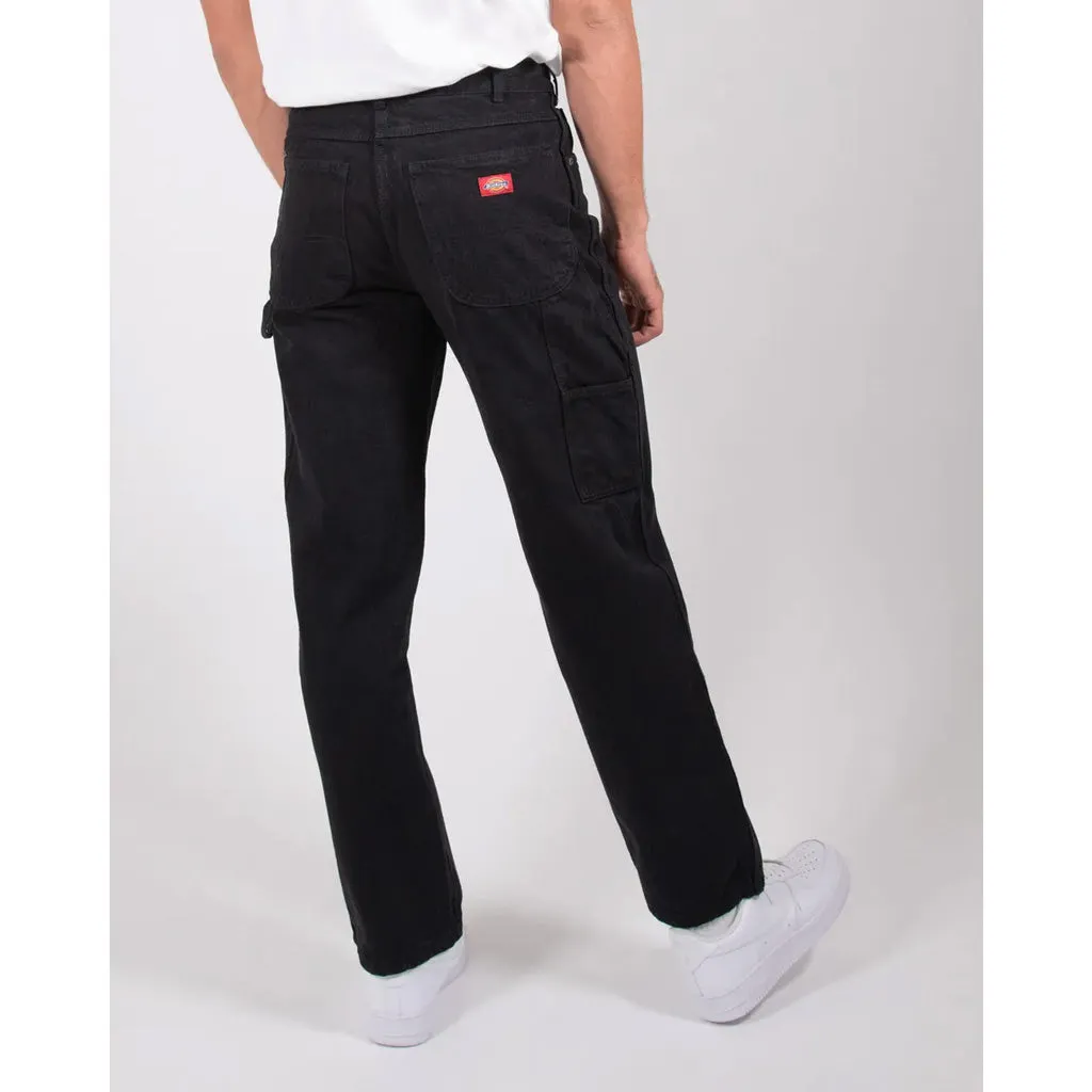 DICKIES RELAXED FIT CARPENTER JEAN - RINSED BLACK
