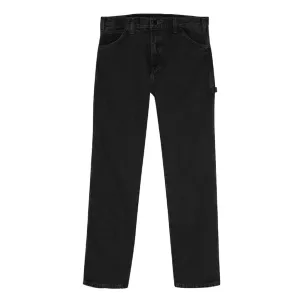 DICKIES RELAXED FIT CARPENTER JEAN - RINSED BLACK