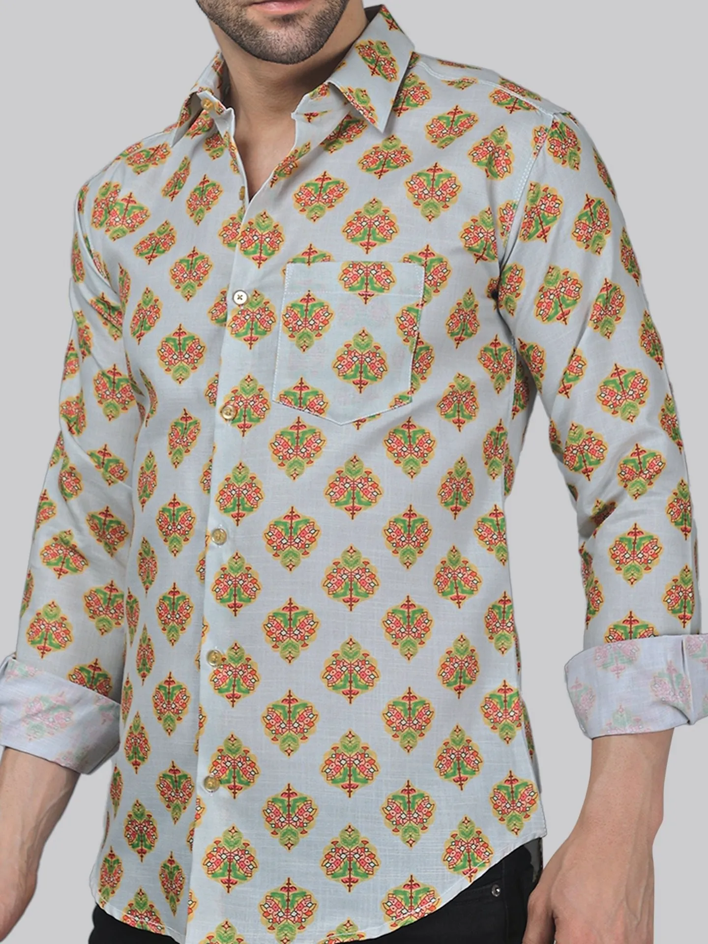 Eclectic Men's Printed Shirt