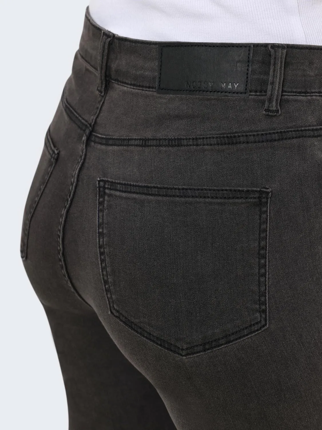 Flare Jeans Grey Denim - Sallie - Noisy May