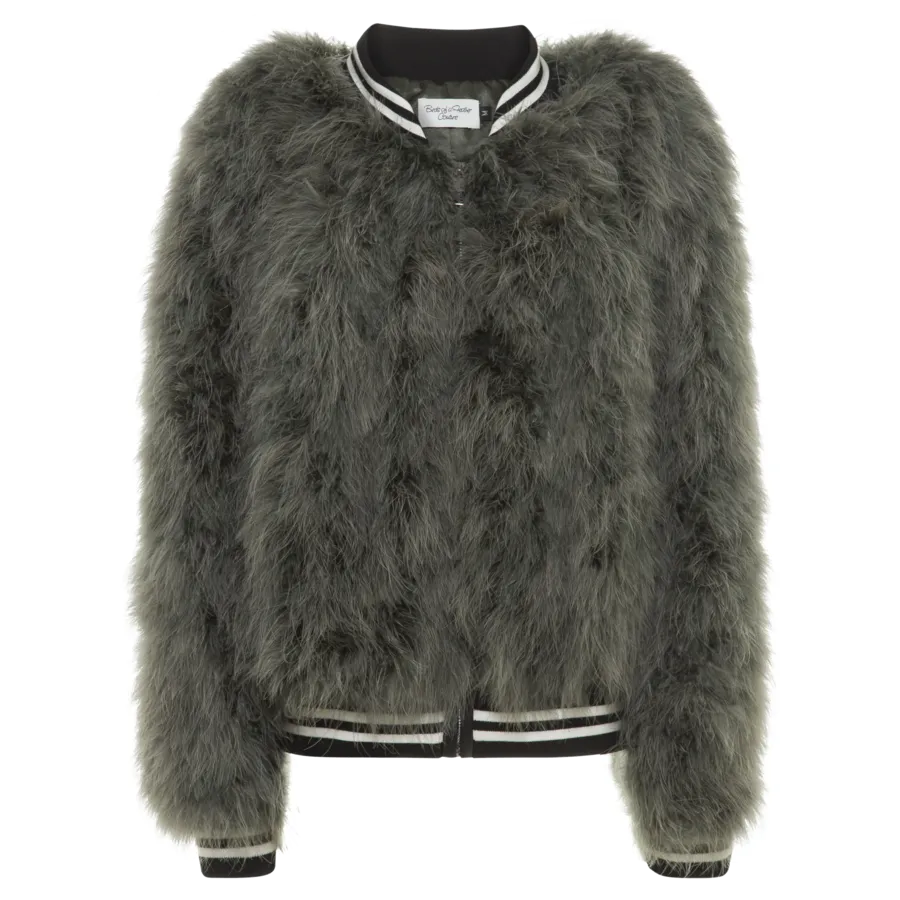 Jacket Feather Bomber Moss Green