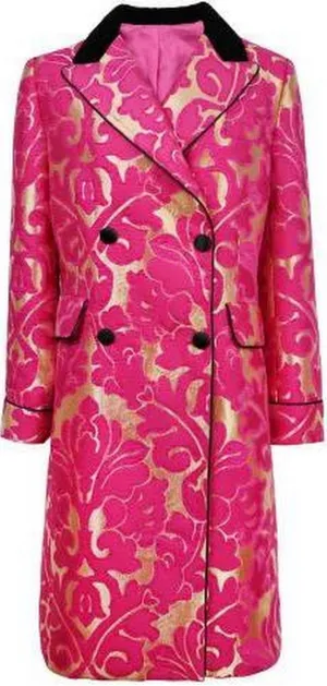 Jacquard Vintage Coat