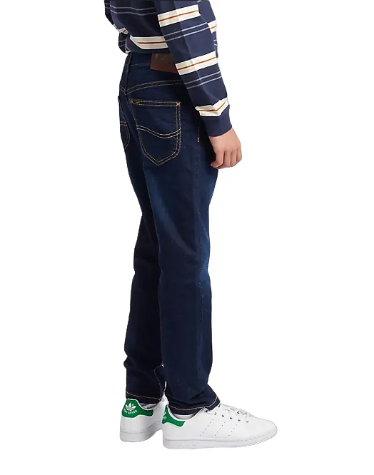 Lee Kids pantalone jeans 5 tasche da ragazzo Luke LEE0014T blu scuro