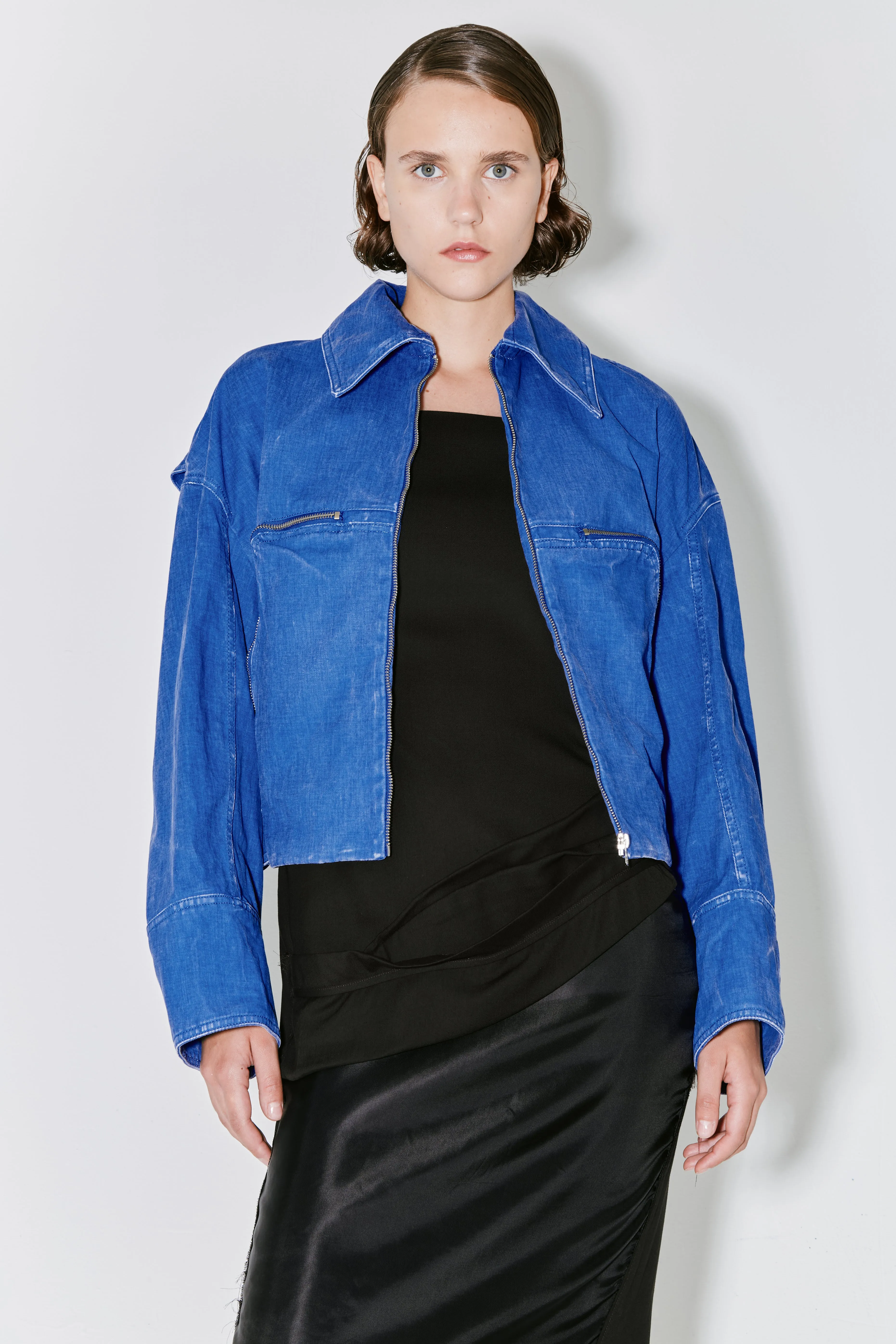 MARTY jacket azure blue
