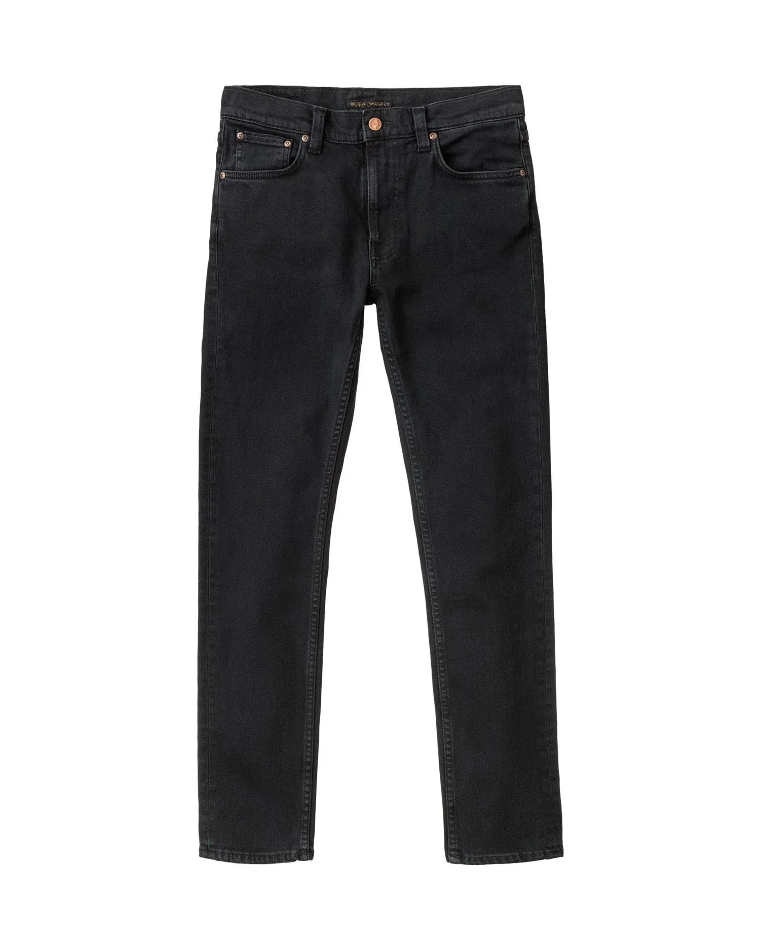 Nudie Lean Dean Slim Tapered Mens Jeans - Black Skies