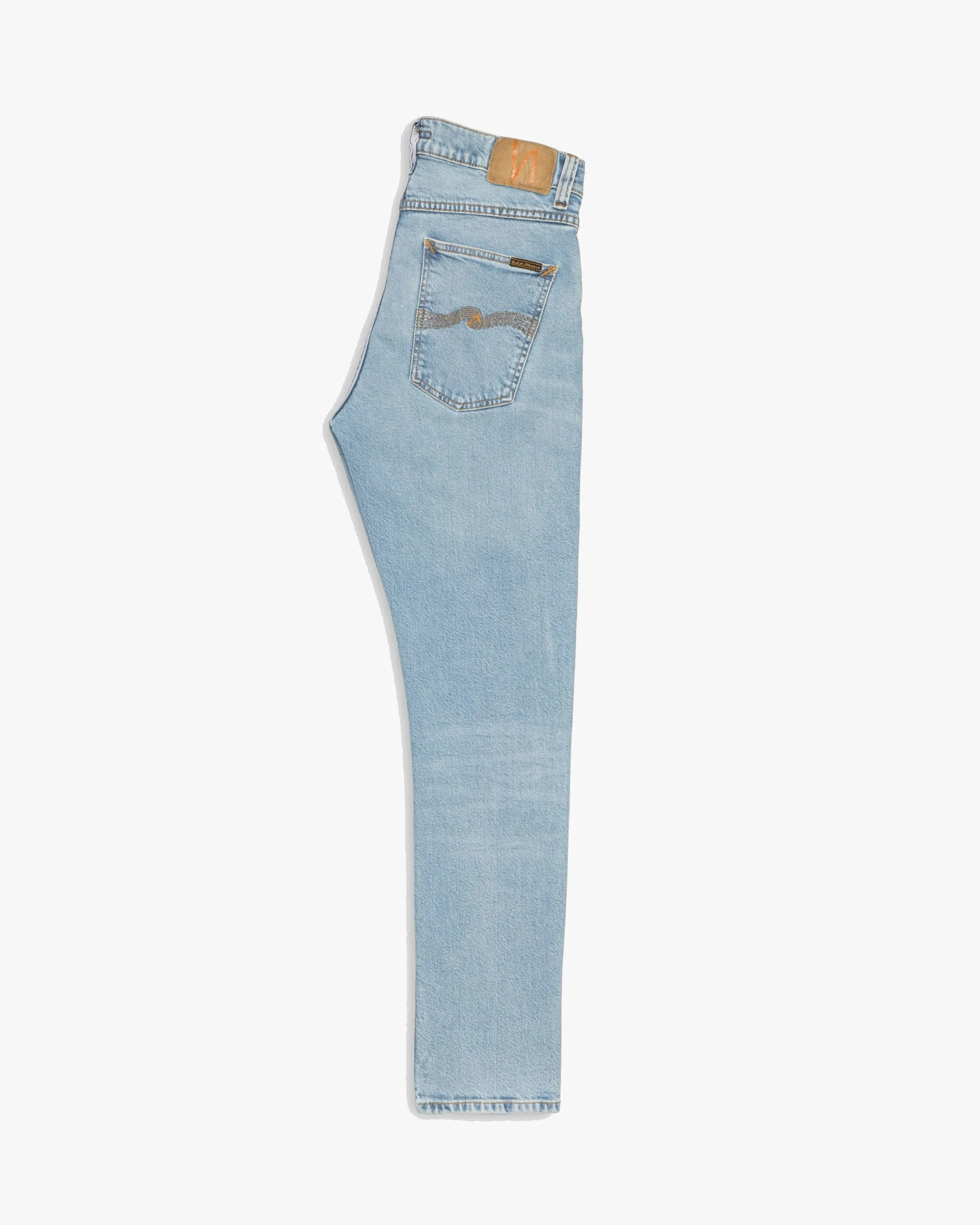 Nudie Lean Dean Slim Tapered Mens Jeans - Blue Noise