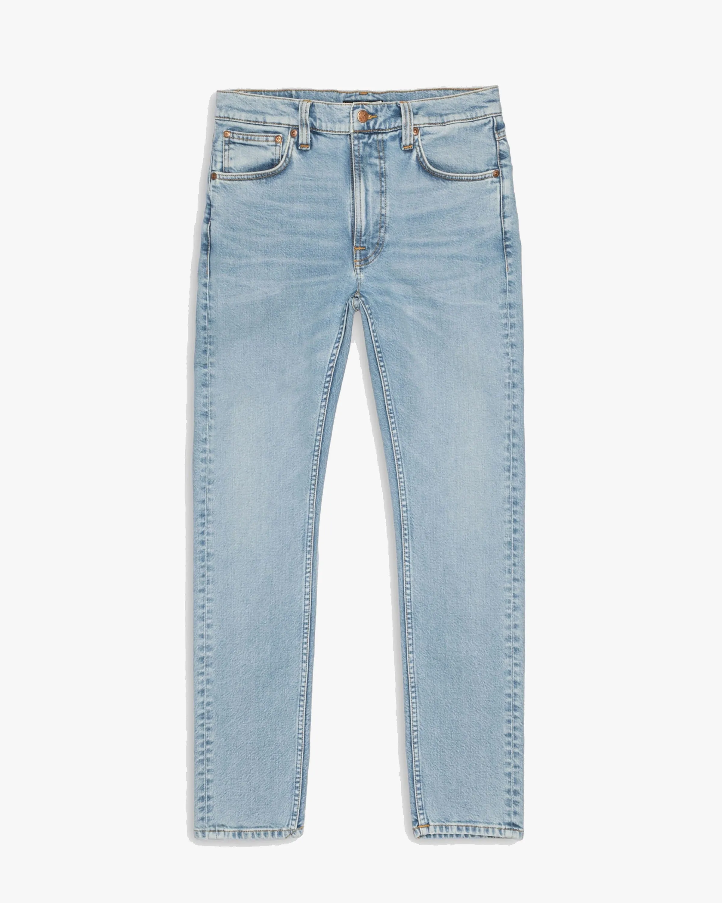 Nudie Lean Dean Slim Tapered Mens Jeans - Blue Noise
