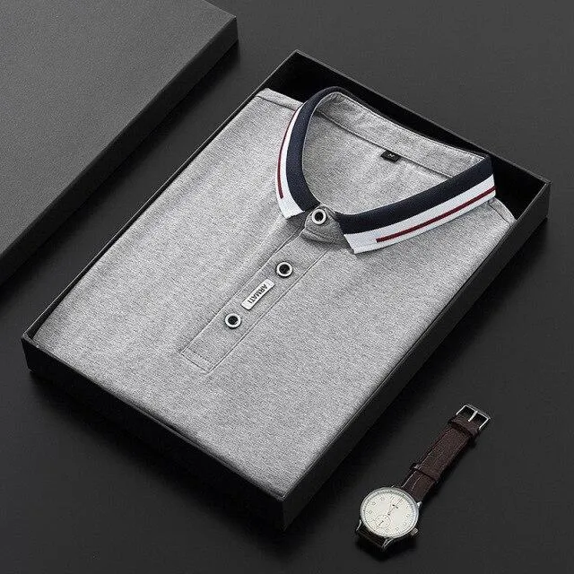 West Louis Short Sleeved Cotton Fashion Polo Shirt