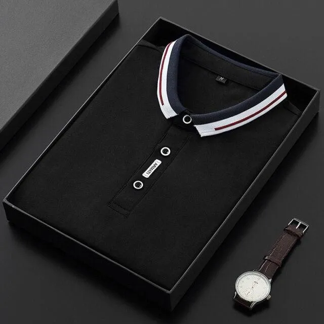 West Louis Short Sleeved Cotton Fashion Polo Shirt