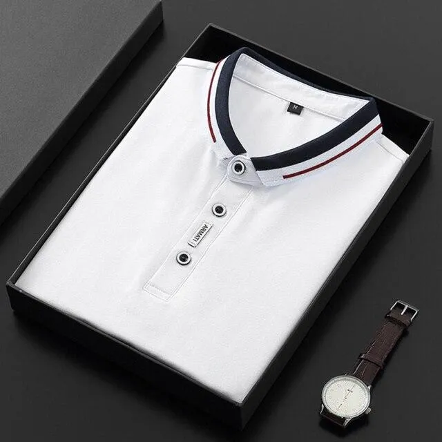 West Louis Short Sleeved Cotton Fashion Polo Shirt