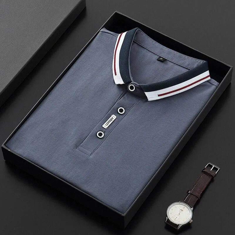 West Louis Short Sleeved Cotton Fashion Polo Shirt