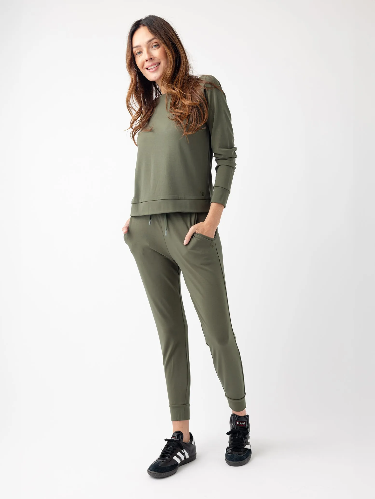 Women's Brushed Bamboo Pullover Crew