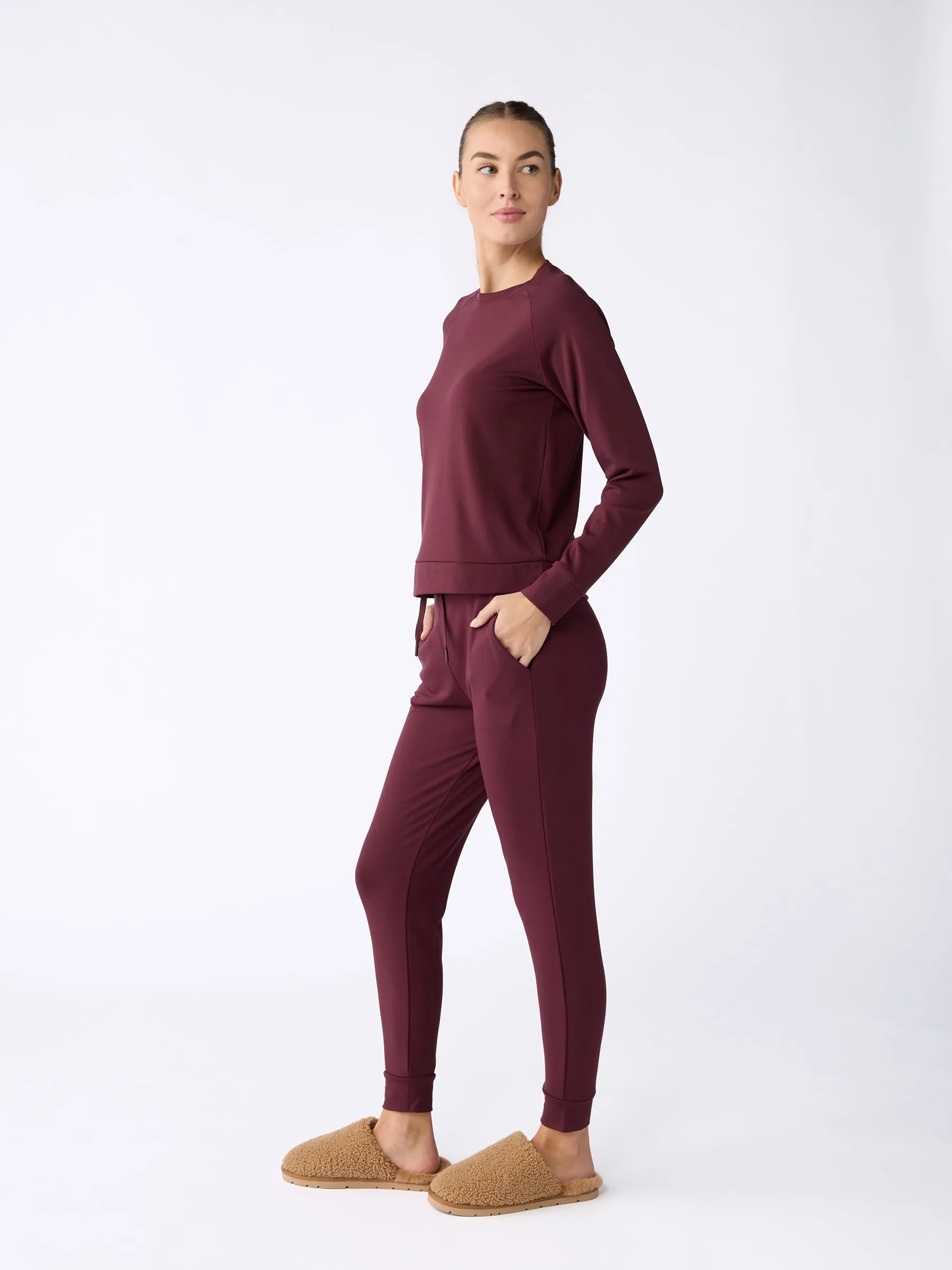 Women's Brushed Bamboo Pullover Crew